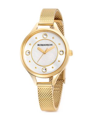 ROMANSON Wrist Watch  Gender Ladies, Women Machine Quartz Watch Watch bracelet GOLD WRIST WATCH For Online Watch Prices in Sri Lanka | W A DE SILVA & CO 