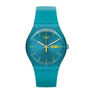 Swatch Turquoise Rebel Wrist Watch  Gender Men Machine Quartz Watch, SWISS QUARTZ WRIST WATCH Watch bracelet LEATHER WRIST WATCH For Online Watch Prices in Sri Lanka | W A DE SILVA & CO 