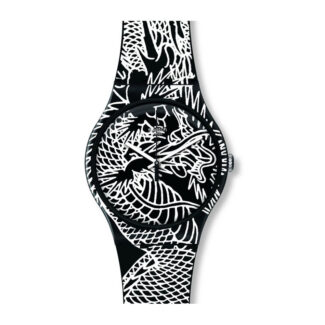 Swatch Draconem Wrist Watch  Gender Men Machine Quartz Watch, SWISS QUARTZ WRIST WATCH Watch bracelet LEATHER WRIST WATCH For Online Watch Prices in Sri Lanka | W A DE SILVA & CO 