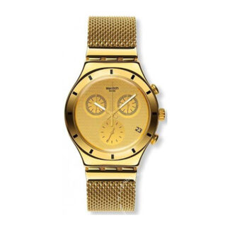 Swatch Chrono Golden Wrist Watch  Gender Men Machine Quartz Watch, SWISS QUARTZ WRIST WATCH Watch bracelet LEATHER WRIST WATCH For Online Watch Prices in Sri Lanka | W A DE SILVA & CO 
