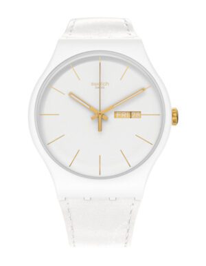 SWATCH WHITE CHARACTER Wrist Watch  Gender - Machine Quartz Watch, SWISS QUARTZ WRIST WATCH Watch bracelet - For Online Watch Prices in Sri Lanka | W A DE SILVA & CO 