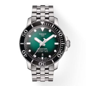 Tissot SeaStar 1000 Green  Powermatic 80 Wrist Watch  Gender  Machine  Watch bracelet  For Online Watch Prices in Sri Lanka | W A DE SILVA & CO 