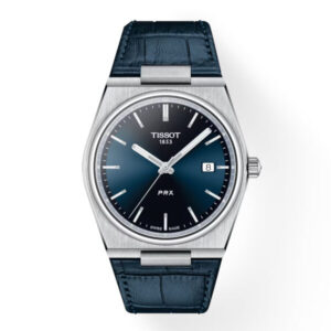 Tissot Prx Blue Leather Wrist Watch  Gender  Machine  Watch bracelet  For Online Watch Prices in Sri Lanka | W A DE SILVA & CO 
